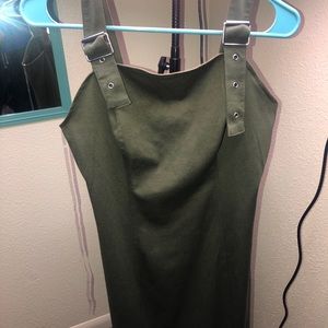 Olive green dress